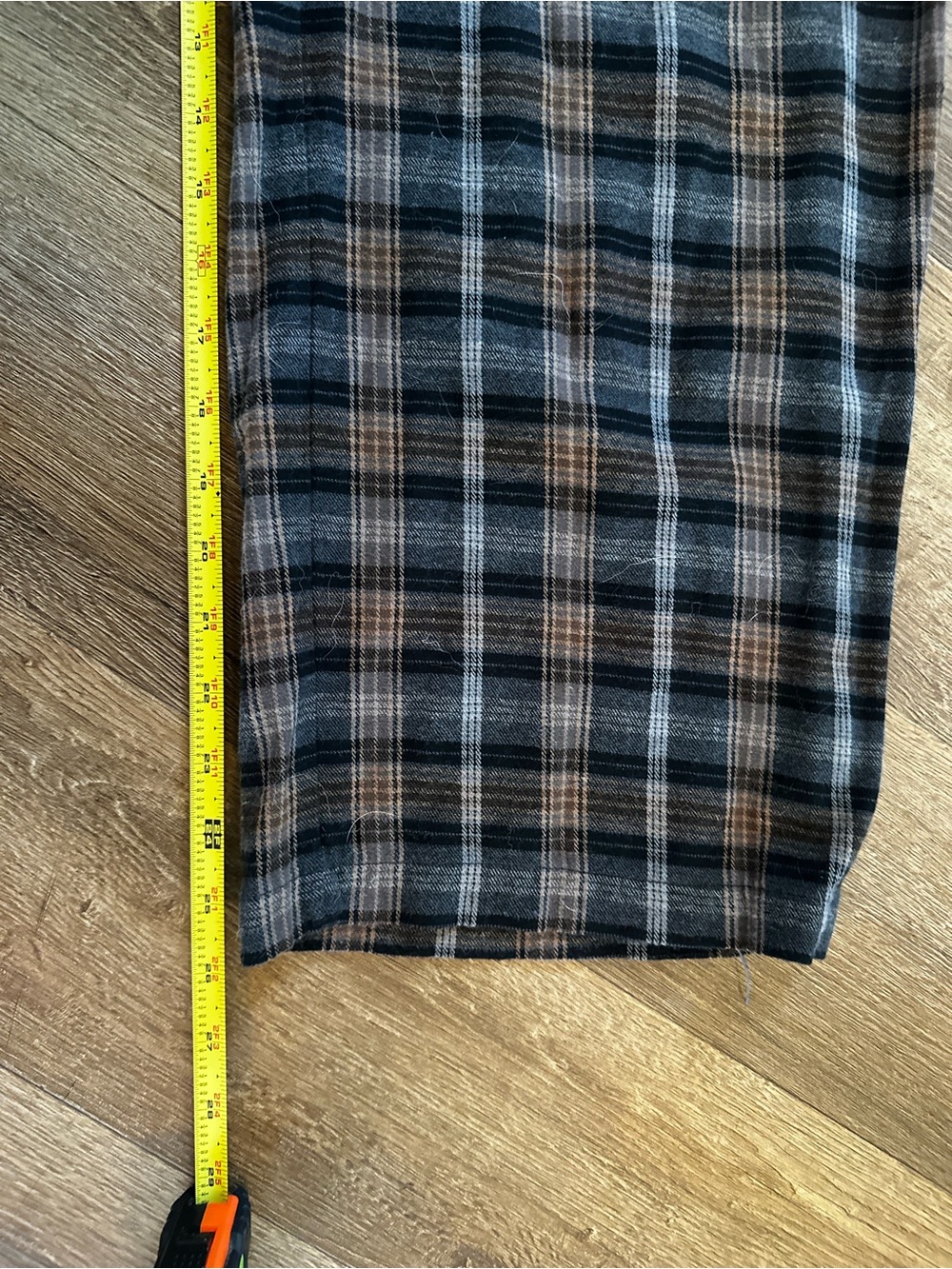 Natural Life Plaid Elastic-Waist Pants - Brown & Black - Picture 5 of 6